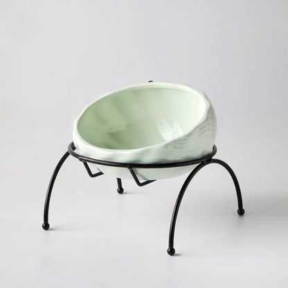 Pet Supplies Elevated Cat and Dog Bowls with Slant Design